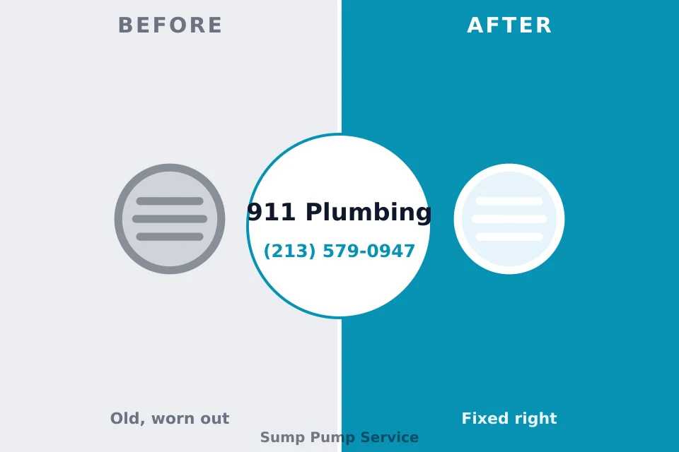 Before and after: plumbing repair Santa Cruz, CA